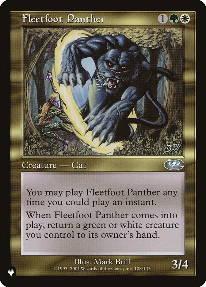 Fleetfoot Panther (plst PLS-108)