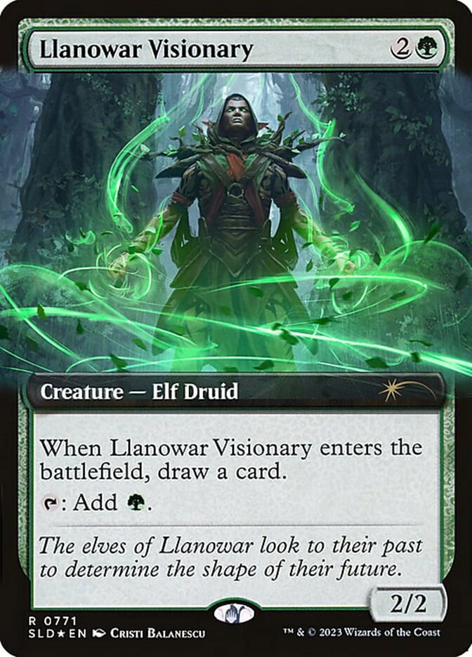 Llanowar Visionary  Extended Art|1|0|0.00
