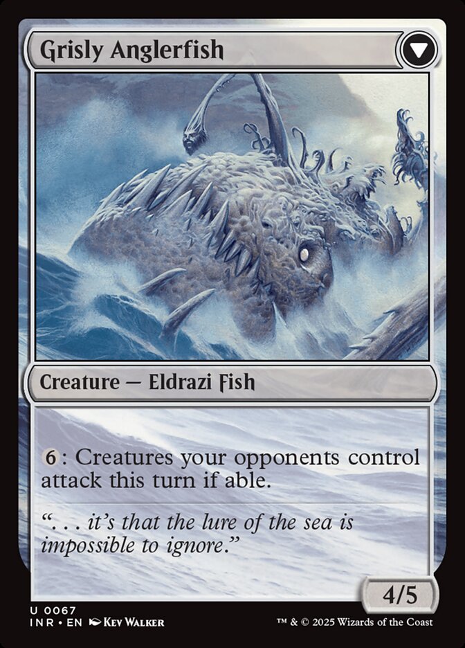Back face of Grisly Anglerfish