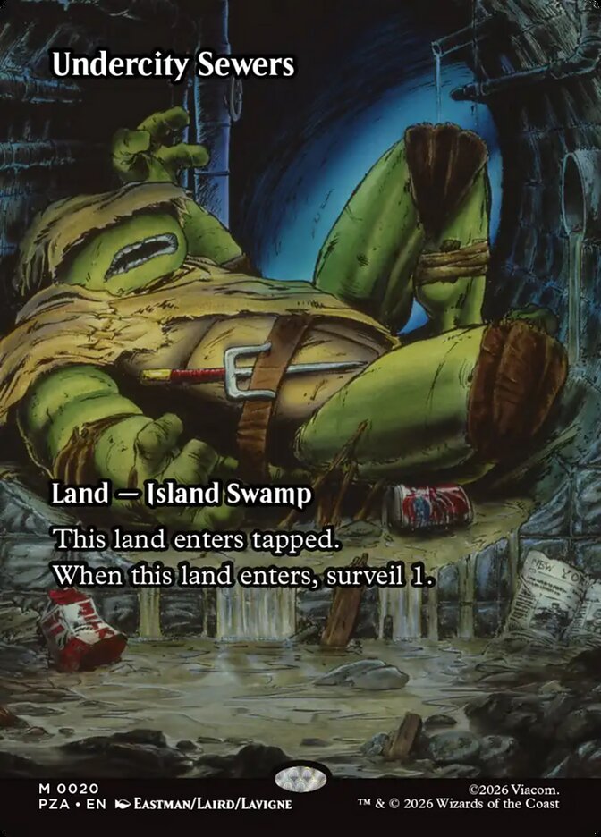 Undercity Sewers (Borderless) (Teenage Mutant Ninja Turtles Eternal-Legal) Near Mint