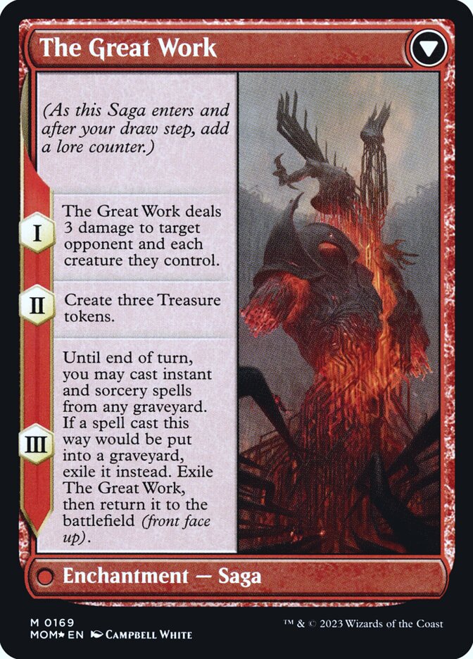 Back face of The Great Work