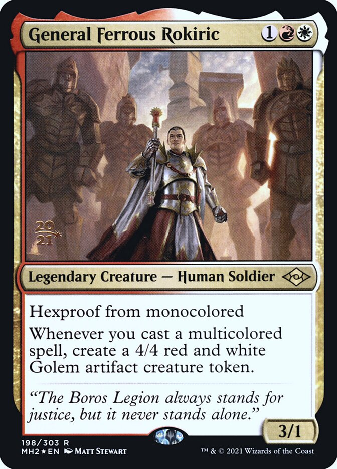 General Ferrous Rokiric (Promos: Prerelease Cards) Medium Play Foil