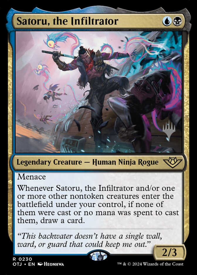 Satoru, the Infiltrator (potj 230p)
