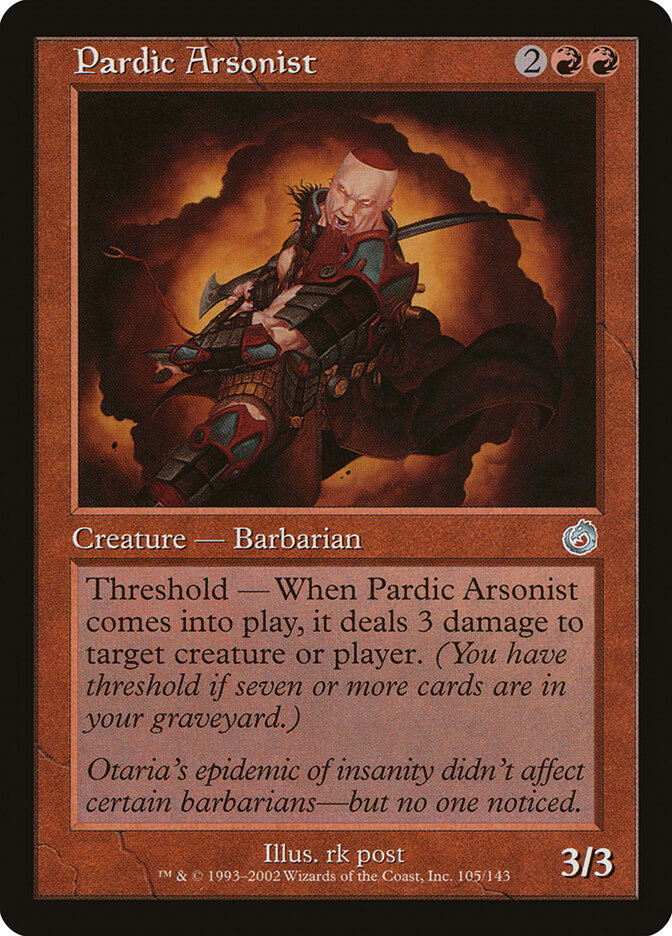 Pardic Arsonist (Torment) Medium Play Foil