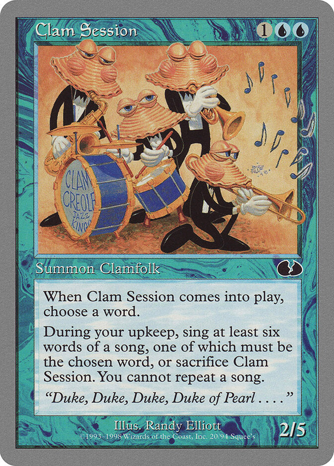 Clam Session (ugl 20)