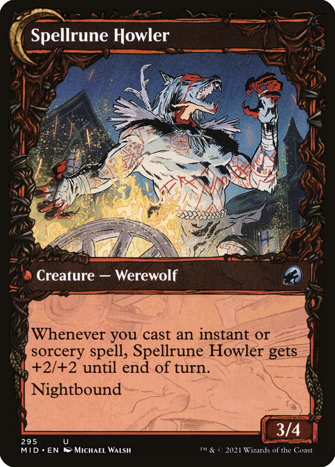 Back face of Spellrune Howler
