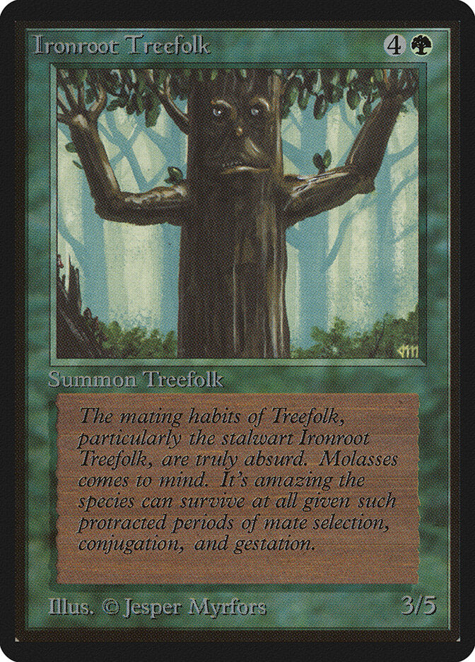 Ironroot Treefolk (Beta) Near Mint