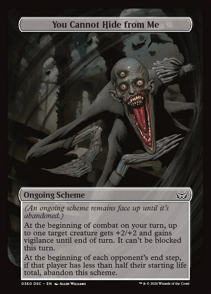 You Cannot Hide from Me (Full Art) (Commander: Duskmourn: House of Horror) Near Mint