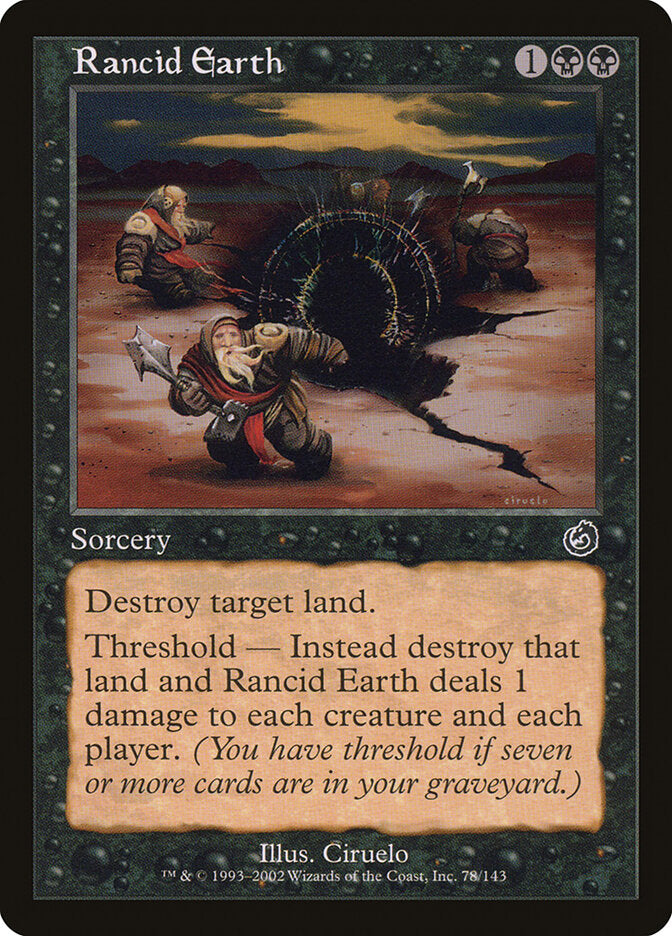 Rancid Earth (Torment) Medium Play Foil