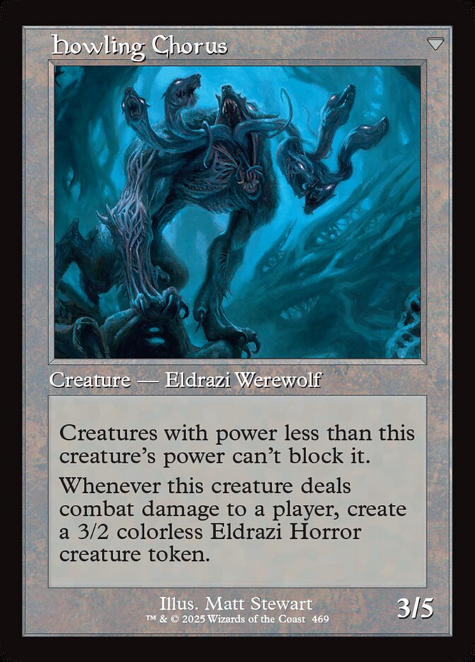Back face of Howling Chorus