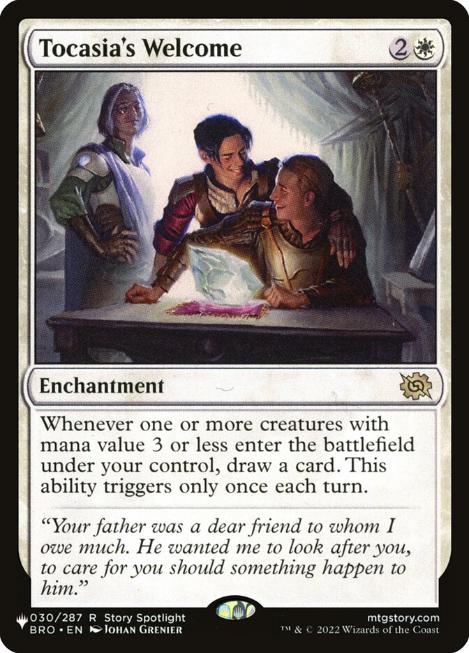 Tocasia's Welcome (plst BRO-30)