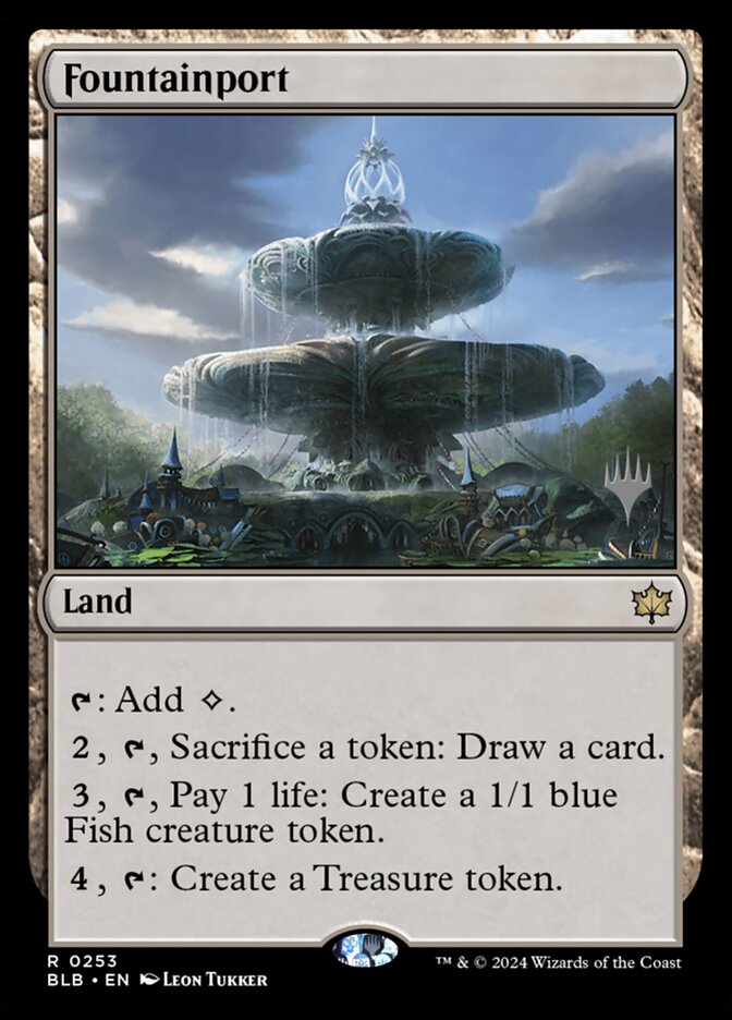 Fountainport (Promo Pack: Bloomburrow) Light Play