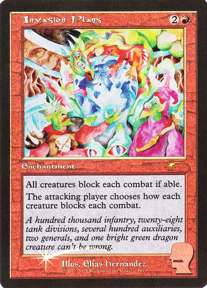 Invasion Plans (Secret Lair) Near Mint Foil