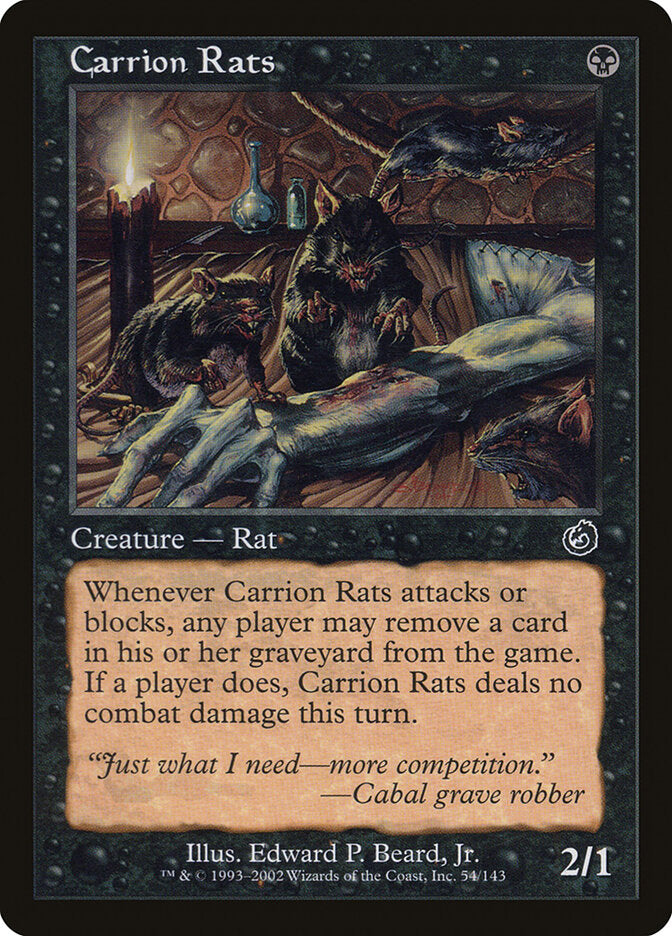 Carrion Rats (Torment) Light Play Foil