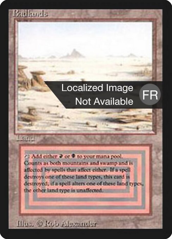 Badlands (Revised Edition (Foreign Black Border)) Light Play French
