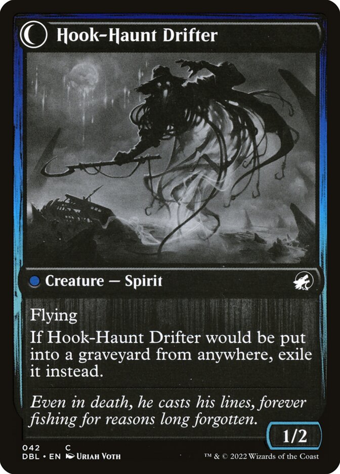 Back face of Hook-Haunt Drifter