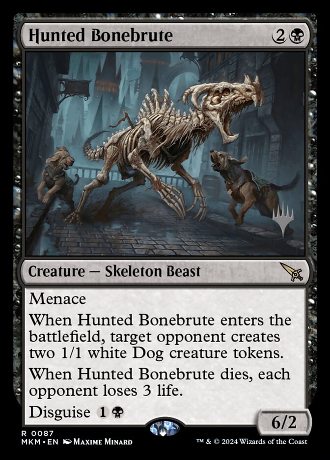Hunted Bonebrute (Promo Pack: Murders at Karlov Manor) Near Mint Foil