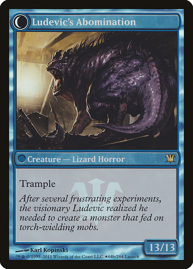 Back face of Ludevic's Abomination