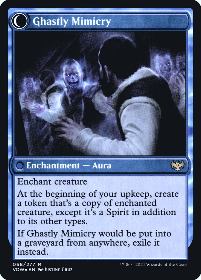 Back face of Ghastly Mimicry