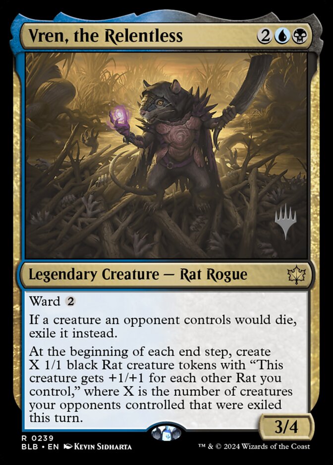 Vren, the Relentless (pblb 239p)