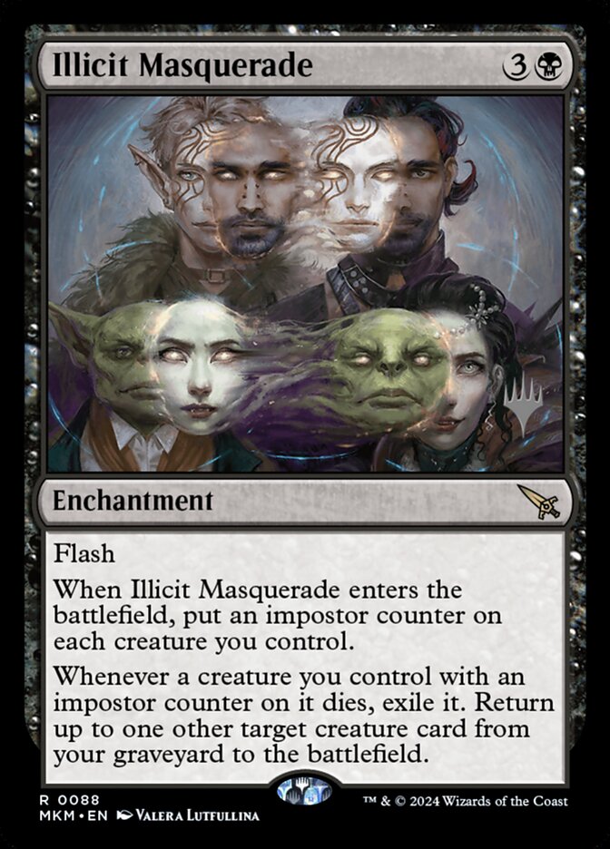 Illicit Masquerade (Promo Pack: Murders at Karlov Manor) Near Mint