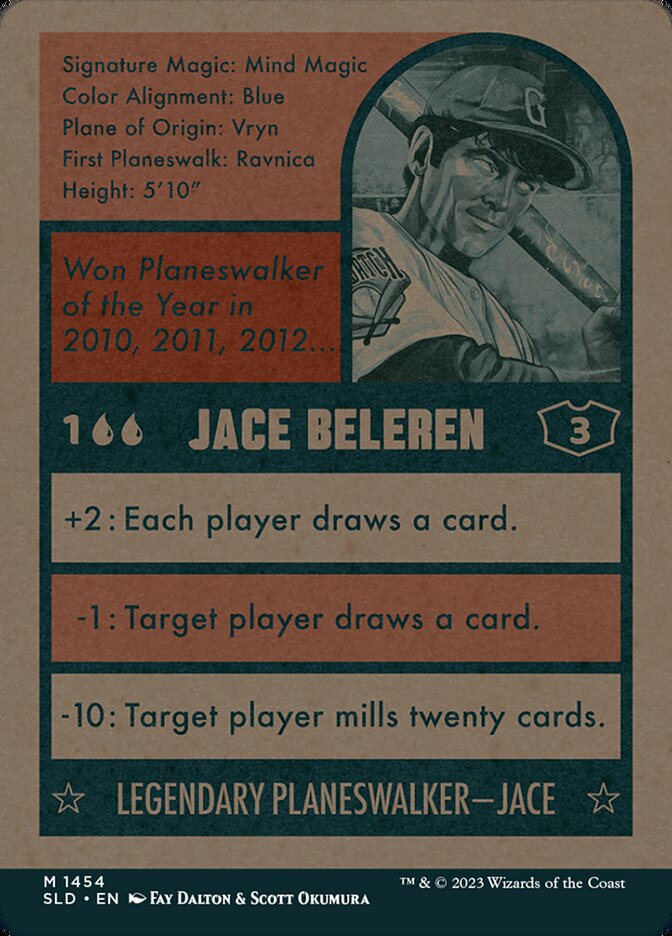 Back face of Jace Beleren