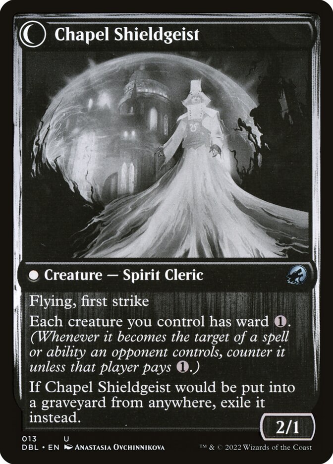 Back face of Chapel Shieldgeist