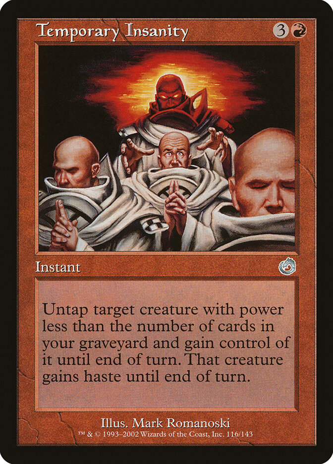 Temporary Insanity (Torment) Light Play Foil