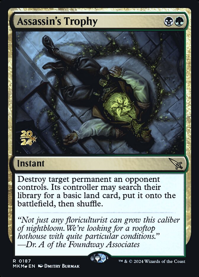Assassin's Trophy (0187) (Promos: Prerelease Cards) Near Mint Foil