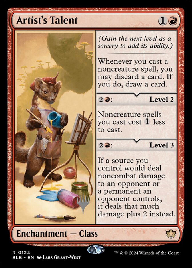 Artist's Talent (Promo Pack: Bloomburrow) Light Play