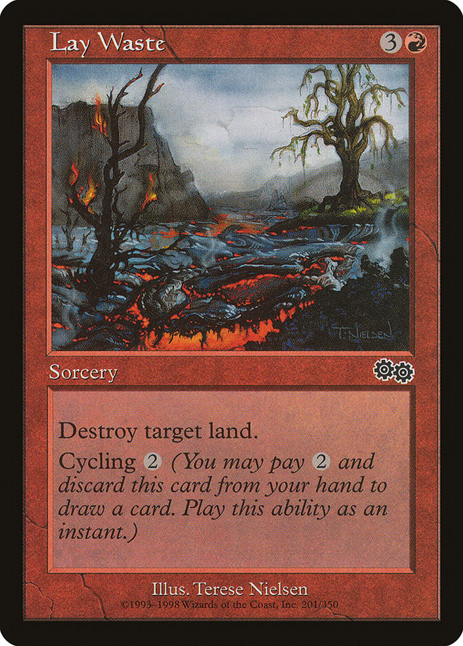 Lay Waste (Urza's Saga) Heavy Play
