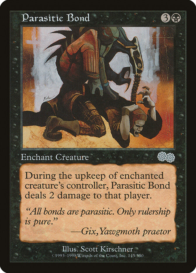Parasitic Bond (Urza's Saga) Medium Play