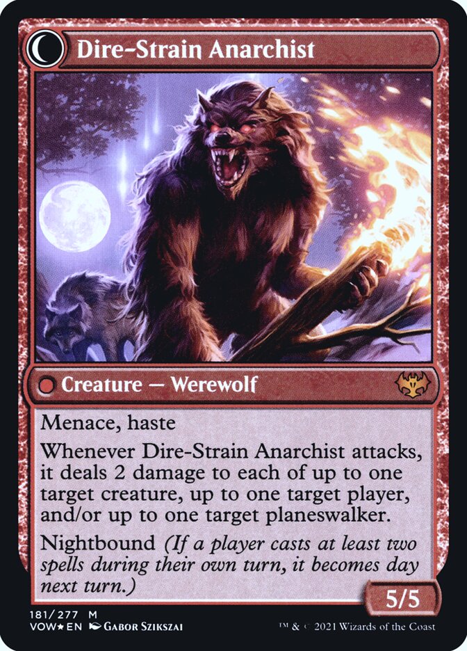 Back face of Dire-Strain Anarchist