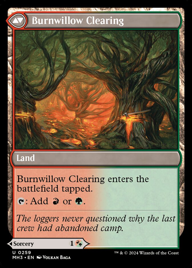 Back face of Burnwillow Clearing