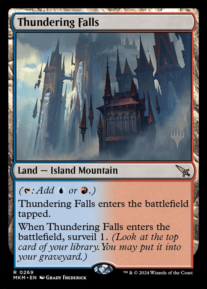 Thundering Falls (Promo Pack: Murders at Karlov Manor) Near Mint Foil