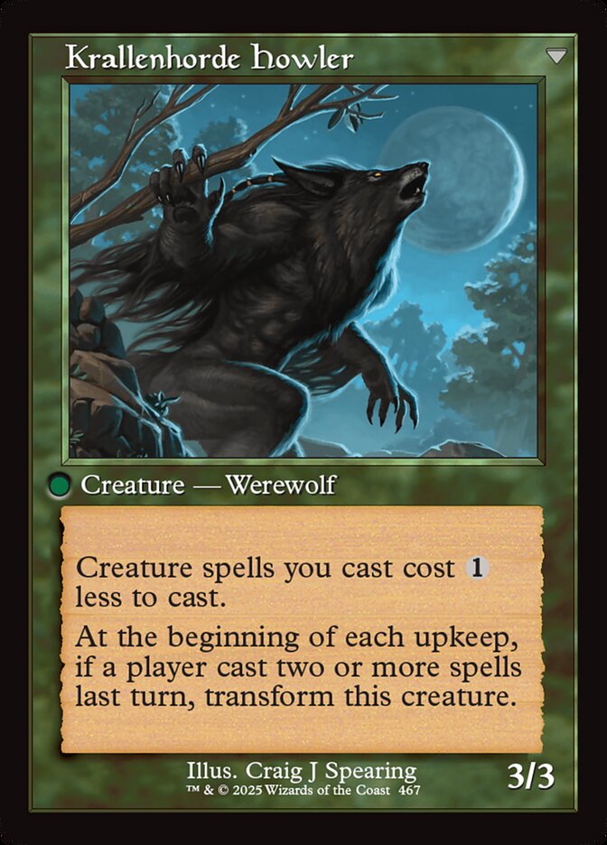 Back face of Krallenhorde Howler