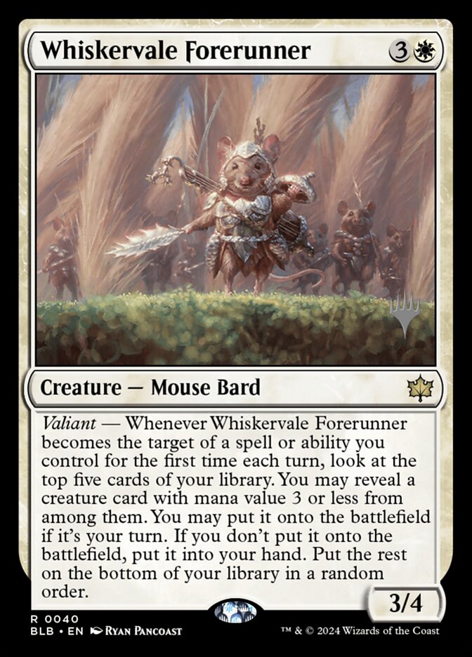 Whiskervale Forerunner (pblb 40p)