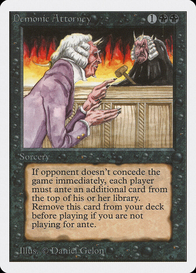 Demonic Attorney (Unlimited) Near Mint