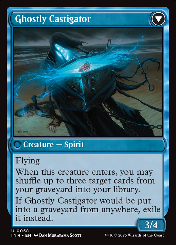 Back face of Ghostly Castigator
