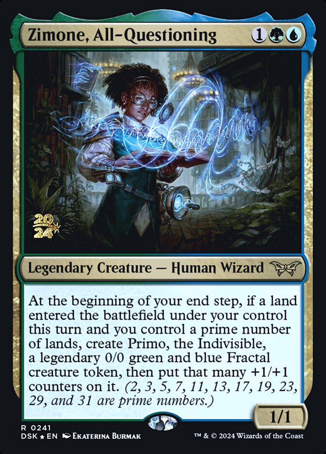 Zimone, All-Questioning (Promos: Prerelease Cards) Near Mint Foil