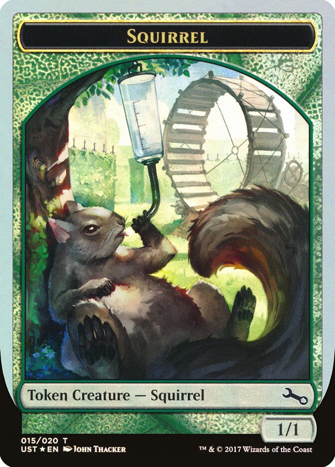 Squirrel Token (Unstable) Medium Play Foil