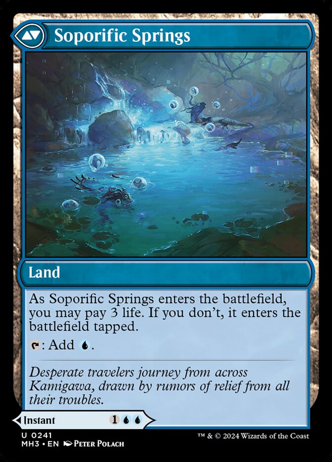Back face of Soporific Springs