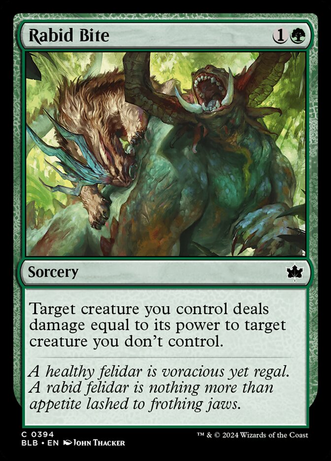 Rabid Bite (Bloomburrow) Light Play