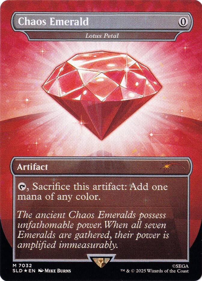 Chaos Emerald - Lotus Petal (7032) (Secret Lair) Near Mint Foil