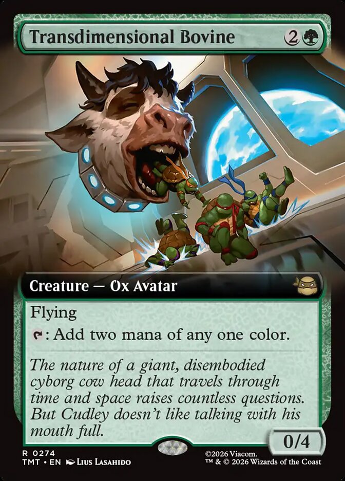 Transdimensional Bovine (Extended Art) (Teenage Mutant Ninja Turtles) Medium Play Foil