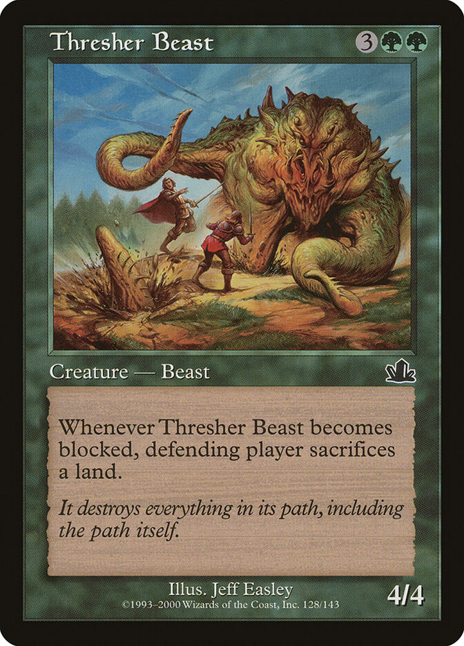 Thresher Beast (Prophecy) Medium Play Foil