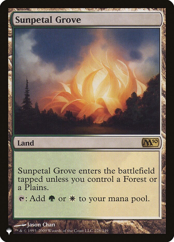 Sunpetal Grove (The List) Light Play