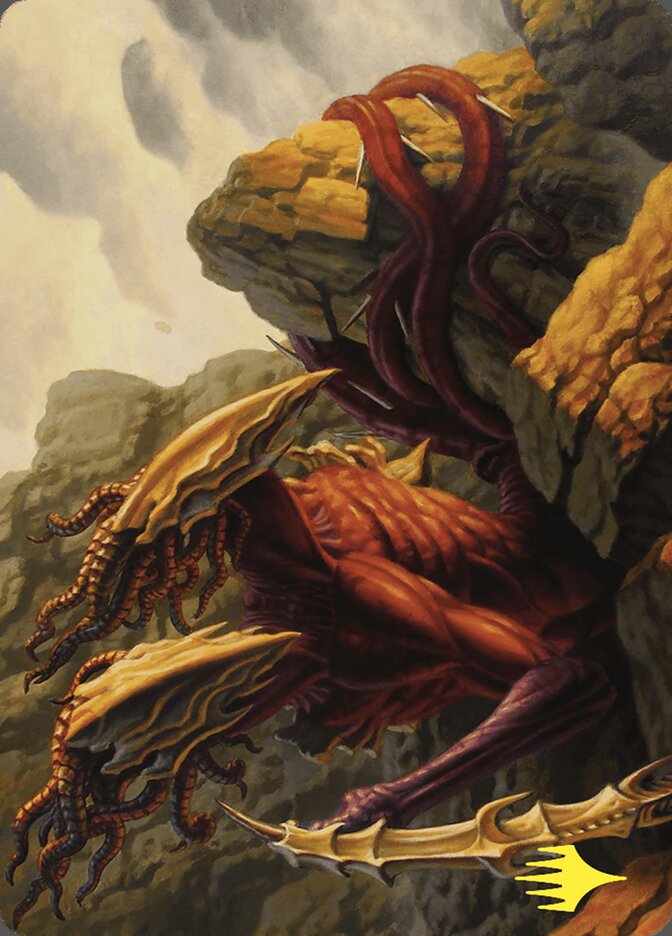 Two-Headed Sliver Art Card (Art Series: Commander Masters) Near Mint