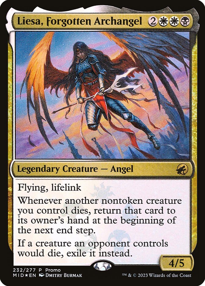 Liesa, Forgotten Archangel (Promos: Media) Near Mint Foil