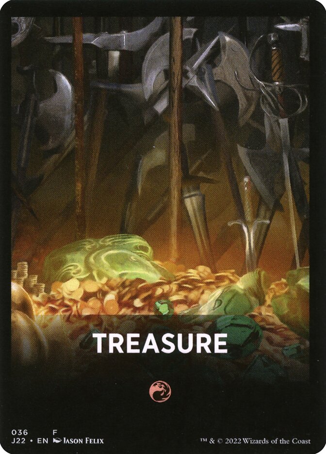 Treasure / Plot Double-Sided Token (Outlaws of Thunder Junction) Near Mint